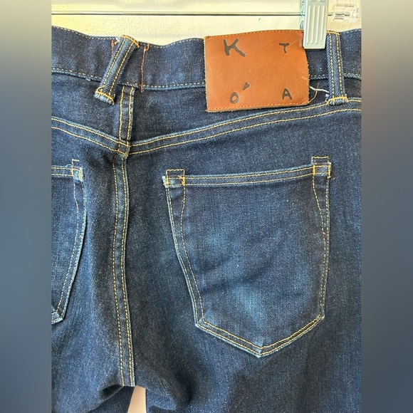 Hiroshi Kato Women’s Jeans 30W 34L Dark Wash - Picture 5 of 11